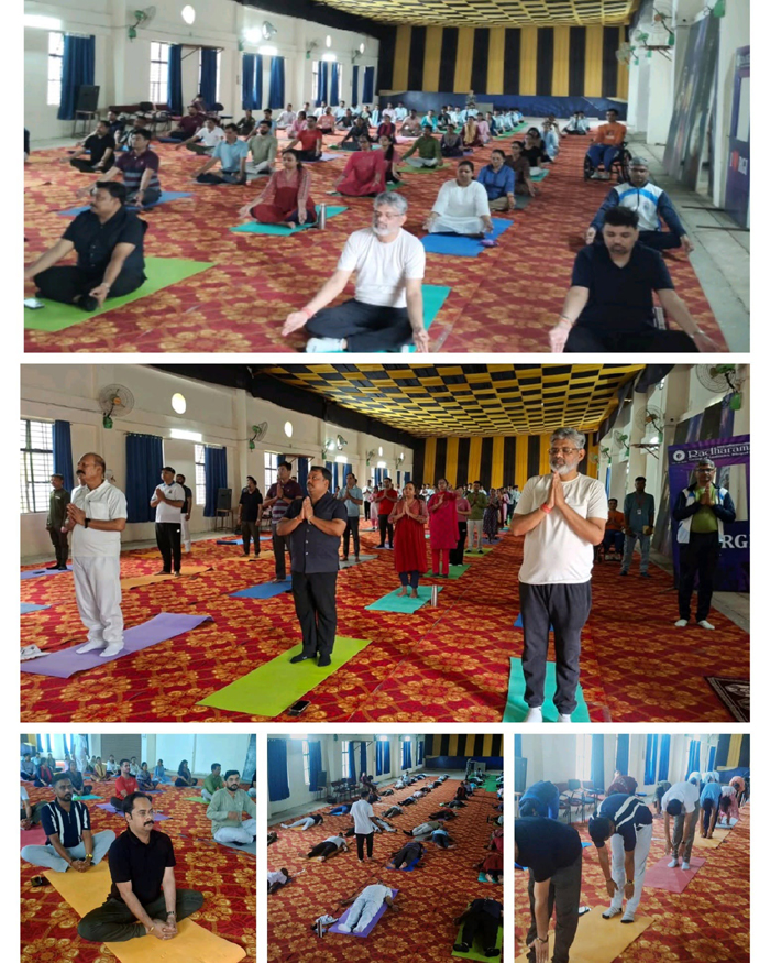 International Yoga Day campaign lasted for one month in Radharaman